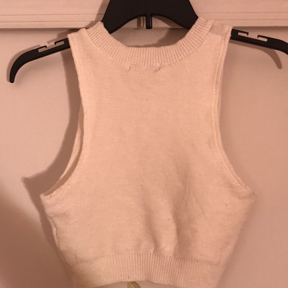White Crop Top
